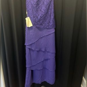 Purple MOB gown never used for wedding. 2 piece with jacket